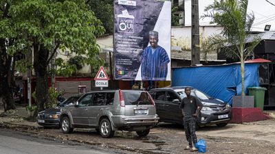 Guinea votes on new constitution as junta leader eyes presidency