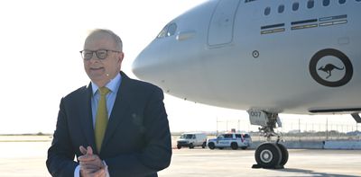 Australia formally recognises Palestine, as Albanese begins US visit