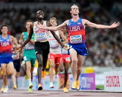 Golden 5,000m kick gives Cole Hocker solace after being ‘robbed’ in 1500m