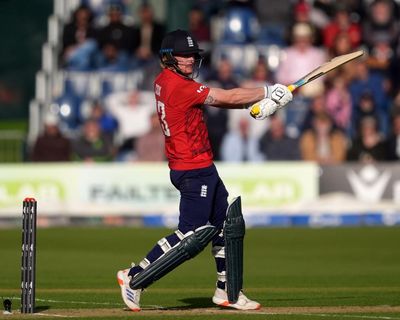 Jordan Cox grins and bears it to help wrap up England’s T20 series in Ireland