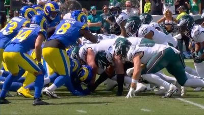 Eagles’ First Tush Push vs. Rams Had Another Bad Missed Call by Refs