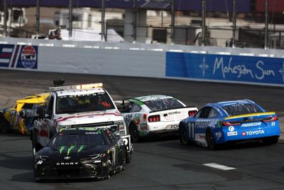 Denny Hamlin dumps teammate Ty Gibbs in bitter on-track feud