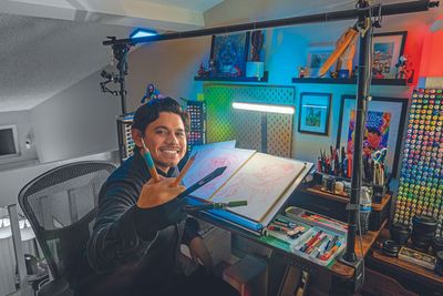 Create an art studio you want to come back to, not just one that looks good for Instagram