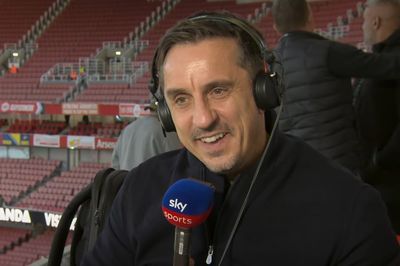 Arsenal: Gary Neville gives damning assessment of Mikel Arteta's title belief and 'one-trick pony' tactics