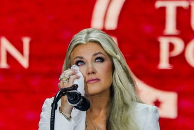 Erika Kirk says she forgives husband Charlie’s killer in emotional tribute at memorial service