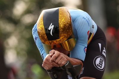 Road World Championships: Remco Evenepoel dominates to win third consecutive time trial title