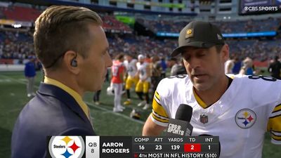 Aaron Rodgers Had Brutally Honest Statement About Steelers' Offense After Ugly Win