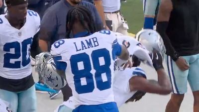 George Pickens Absolutely Furious on Cowboys' Sideline After Drop Led to Interception