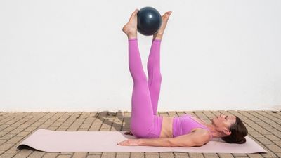 No reformer? No problem: Build full-body strength with just a Pilates ball and these 5 exercises