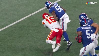 Patrick Mahomes Heroically Prevented Giants Touchdown After His Own Costly Mistake