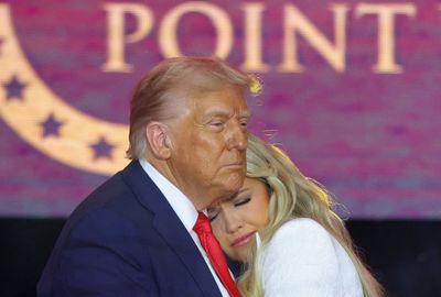 Charlie Kirk's tearful widow says she 'forgives' her husband's killer - as Donald Trump hails 'American hero'