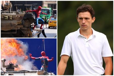 Tom Holland 'rushed to hospital after cracking his head on Spider-Man set'