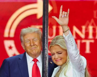 Trump hails Charlie Kirk as ‘a martyr for America’s freedom’ at memorial – US politics live