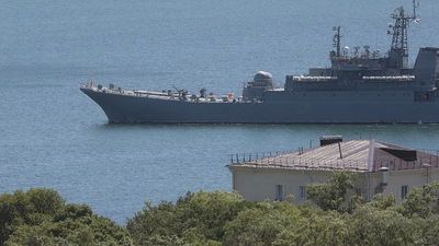 Ukrainian drones strike a resort in annexed Crimea near Russian state dachas, Kremlin proxies say