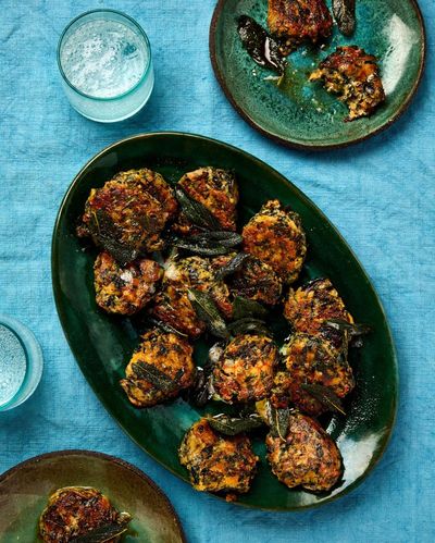 Rukmini Iyer’s quick and easy recipe for ricotta fritters with sage butter