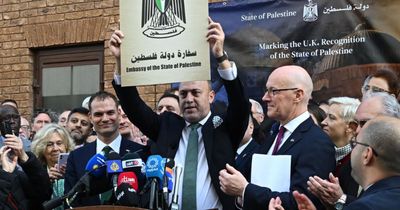 'Just the first step': John Swinney joins Palestinian Mission for 'historic' moment