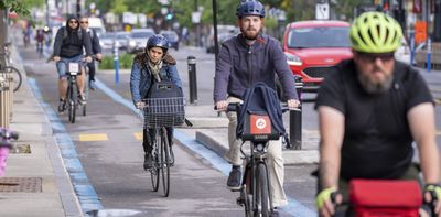 Montréal’s bike infrastructure hardly takes up any space from cars on city roads
