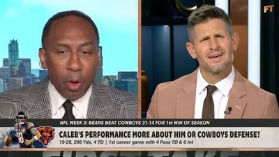 Stephen A. Smith Jumps on Dan Orlovsky for 'Pathetic' Caleb Williams Take