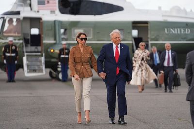 Man charged with shining laser pointer at Marine One with Trump aboard