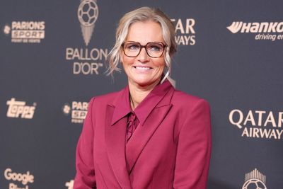England boss Sarina Wiegman named women’s coach of year at Ballon d’Or awards