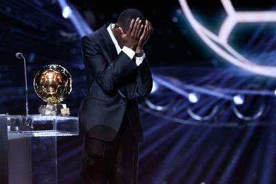 Emotional Ousmane Dembele breaks into tears thanking mum after winning Ballon d’Or