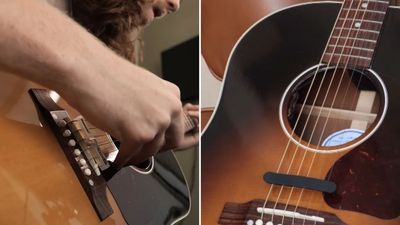 “The internet went crazy and sold out of the things”: TikTok’s favorite tennis racket rubber bridge guitar hack no longer exists – so this guitarist made something even better
