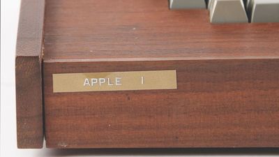 Rare wooden-cased Apple-1 computer blasts past auctioneer estimate — sells for almost half a million dollars