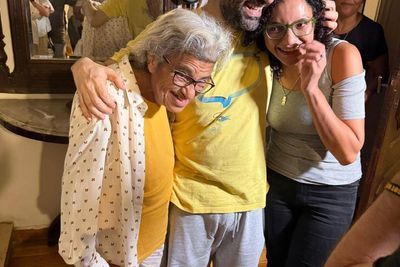 Tears of joy as British activist Alaa Abd el-Fattah released from Egyptian prison