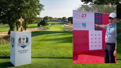'Psychological Warfare' - Sir Nick Faldo Pokes Fun At Questionable Ryder Cup Sign