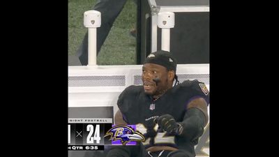 Derrick Henry Slammed Helmet and Crashed Onto Ravens' Bench After Costly Fumble