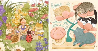 40 Adorable And Heartwarming Illustrations By Martina Brancato To Brighten Your Day
