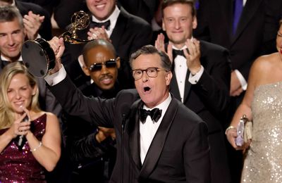 Stephen Colbert reacts to 'wonderful news' Jimmy Kimmel is returning to ABC