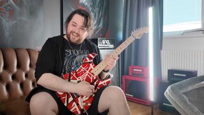 "I need one!": Watch Wolfgang Van Halen shred through a fart pedal
