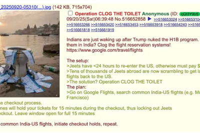 4chan’s ‘Operation Clog the Toilet’ causes panic among H-1B visa holders after Trump’s $100,000 fee announcement