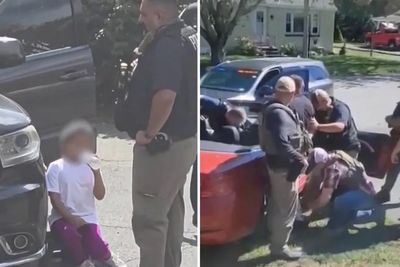 Family says daughter, 5, was held outside of home by ICE agents as part of attempt to arrest her father