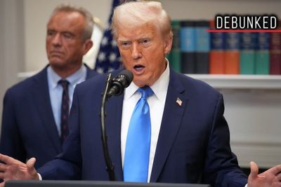 Trump debunked: Health experts slam president’s baseless autism claims