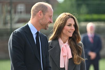 William and Kate visit school in Southport