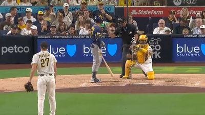 MLB Ump Ripped After Missing an Astounding 25 Calls in Pivotal Brewers-Padres Game