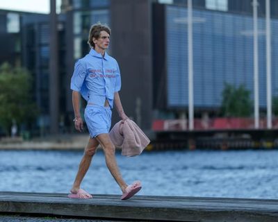 Shrinking shirts, tiny Speedos and ‘thigh guys’: why are men’s clothes suddenly so skimpy?