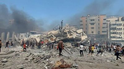 Israel destroys evacuated health centre in Gaza City, Palestinian medical charity says