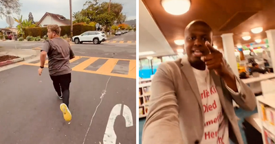 Black Man Confronts White Man At Library Over Racial Slur—He Runs Away In Viral Video