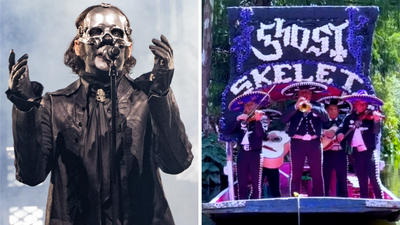 Ghost have put a spooky mariachi band on a boat to promote this week’s Mexico City shows