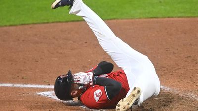 Guardians DH David Fry Leaves Game vs. Tigers After Fouling Ball Off Face