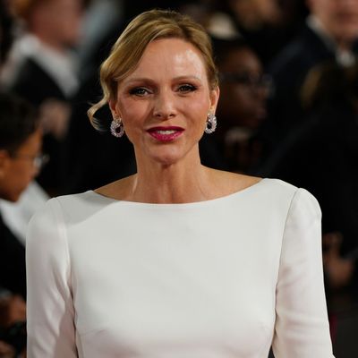 "Radiant" Princess Charlene Channels Meghan Markle's Bridal Style on the Red Carpet in Paris