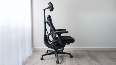 I tried the world's first 'dynamic ergonomic' office chair with a special spinal stretching and massage mode