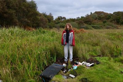‘You don’t get to aim big when you are somewhere small’: A teenager’s fight to end single use plastics on her Scottish island