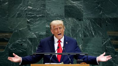 As Trump rails at UN and shifts Ukraine stance, Macron urges US to end Gaza war