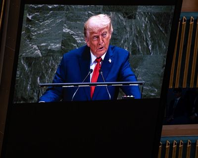 Trump delivered an embarassing performance at the UN general assembly