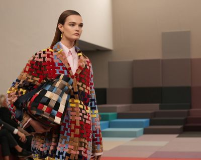 Gentle definition at Fendi in collection inspired by childrenswear