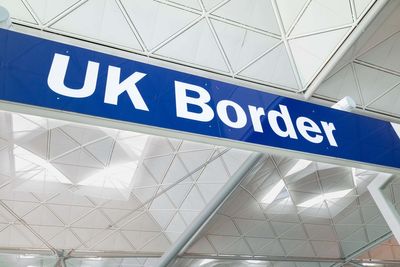 Family of three first to enter UK under ‘one in, one out’ migrant deal